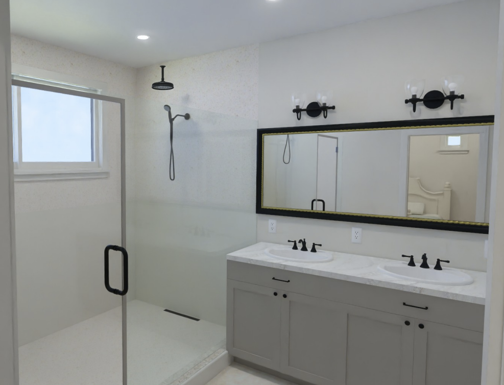 Bath, rendering.